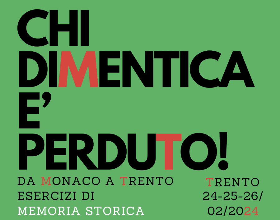 CHI DIMENTICA È PERDUTO