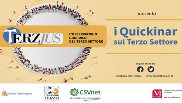 In 5 quickinar le principali misure promozionali per gli enti del Terzo settore